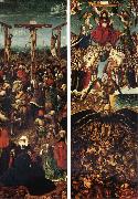 EYCK, Jan van, Crucifixion and Last Judgment